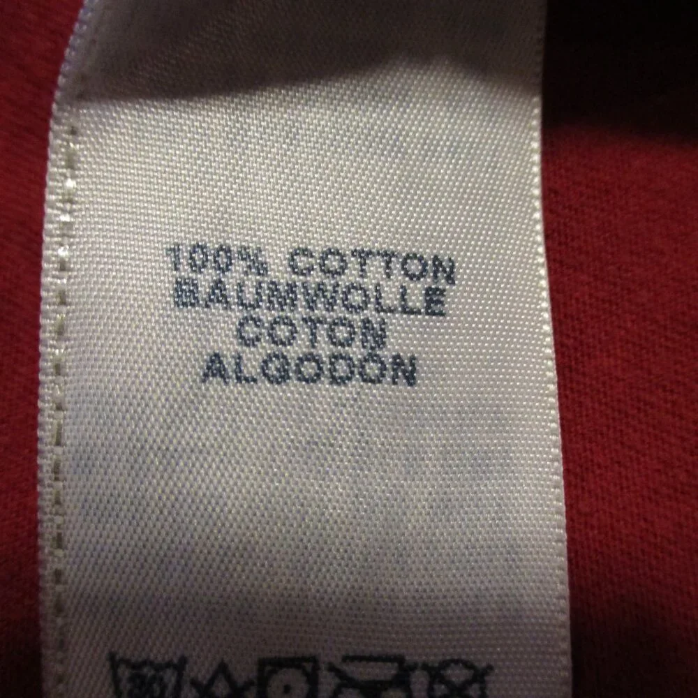 True Religion Shirt Men Medium Red White Blue Travel Vacation Summer Fun Shirt